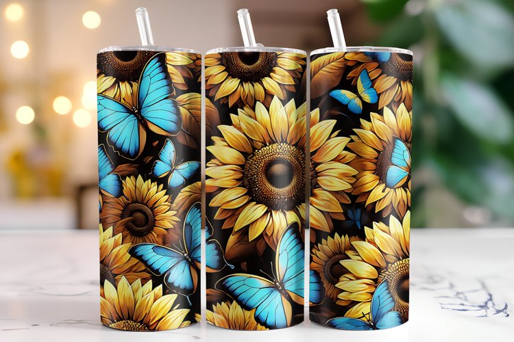 Sunflower Tumbler Wrap | Sublimation