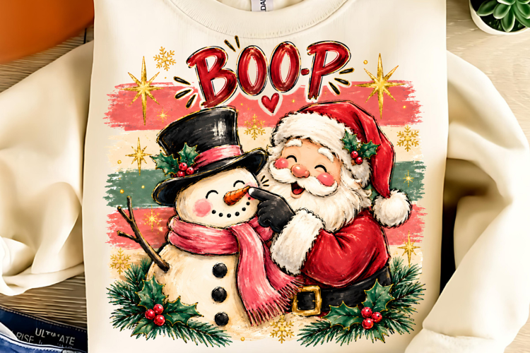 Trendy Christmas Boop PNG, Boop the Snowman PNG, Christmas