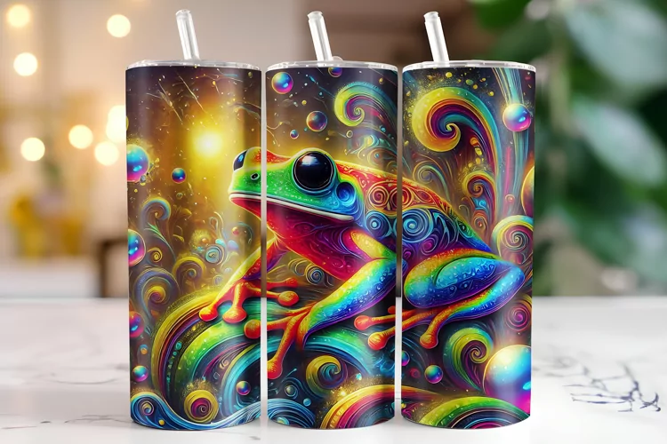 Frog Tumbler Wrap | Sublimation | Tumblers