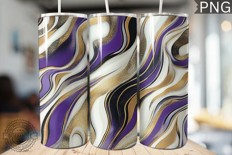 Abstract pattern Tumbler Warp - High Quality 300 Dpi