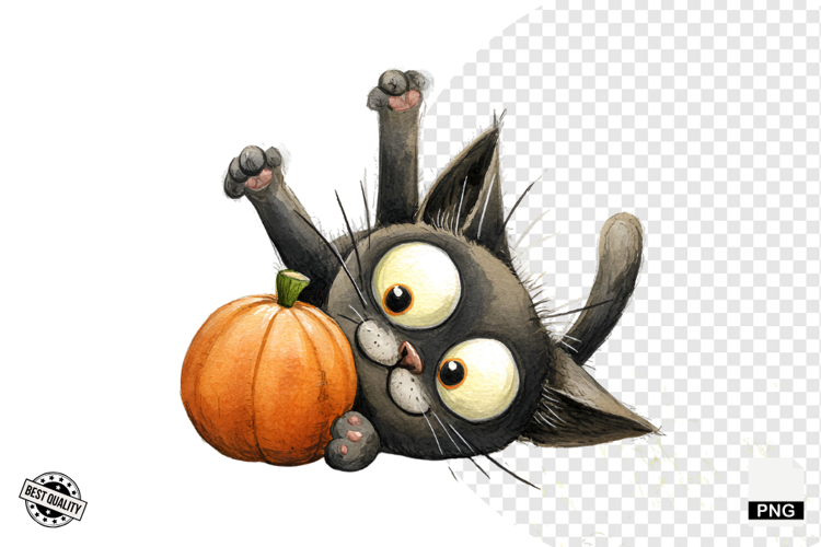 Black Cat Clipart Image 17
