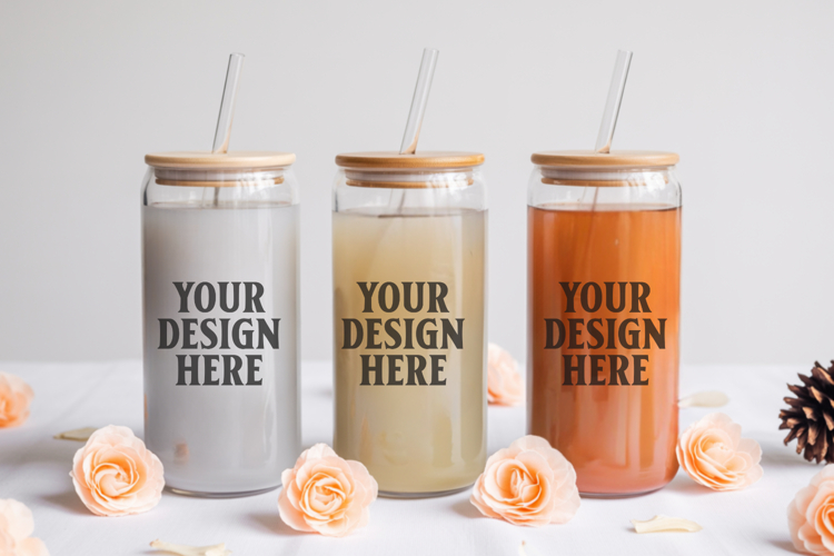 16oz Libbey Can Glass Mockup , libbey glass mockup, beer can