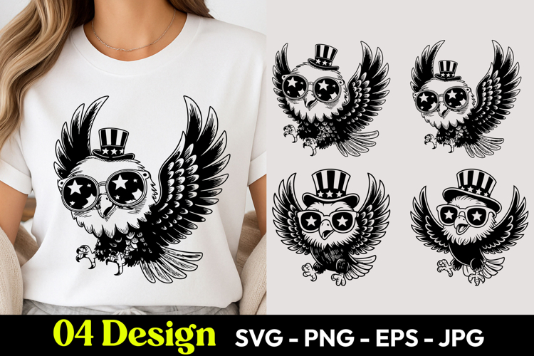 Cool Owl Cartoon SVG PNG