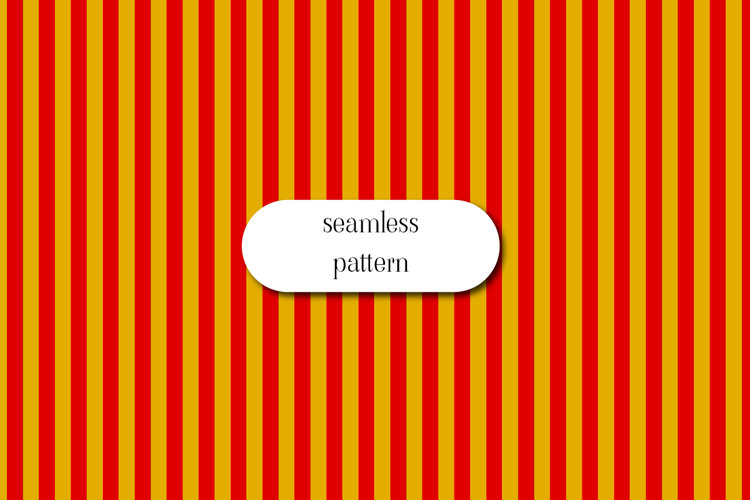 Red and Gold Vertical Stripes Seamless Christmas Pattern