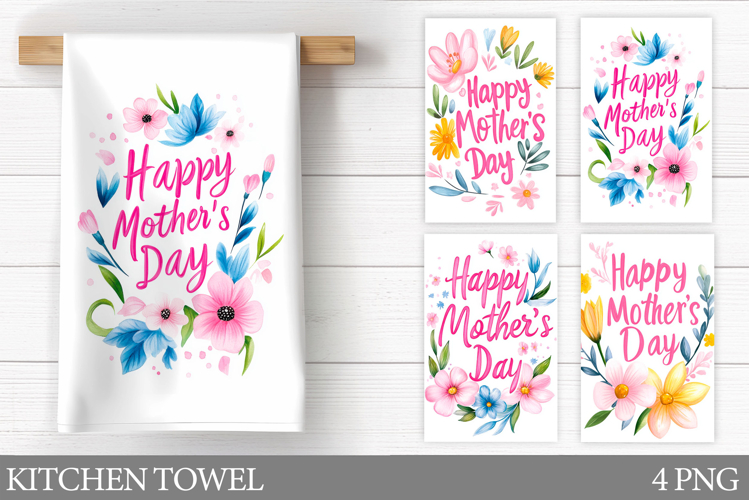 Mothers Day Kitchen Towel. Mothers Day Sublimation