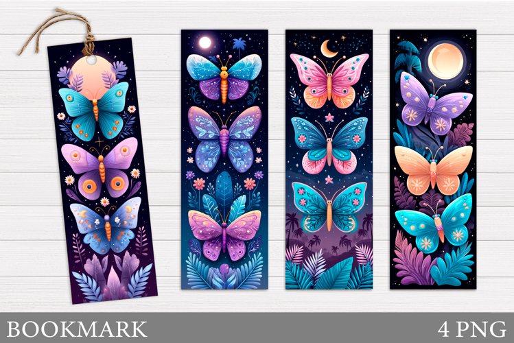 Butterflies Bookmark Design. Butterfly Bookmark Printable