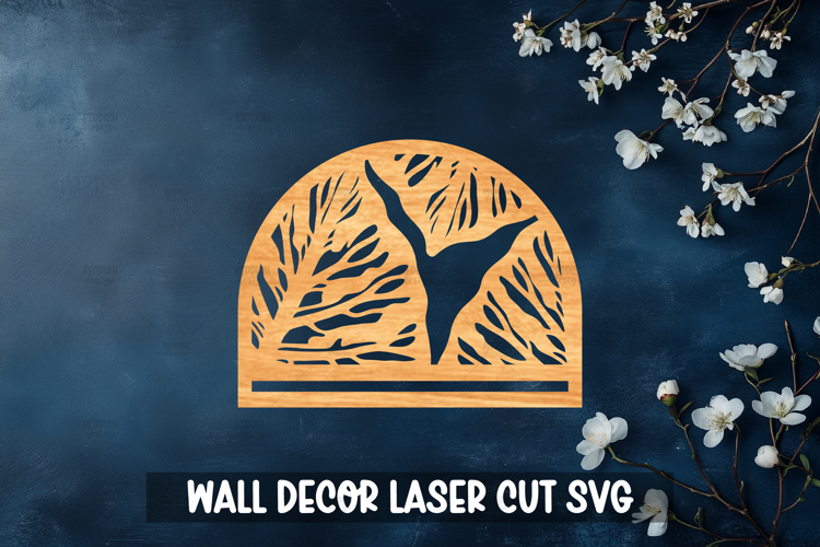Tropical Macrame Holder Laser cut, Home decor Laser Cut