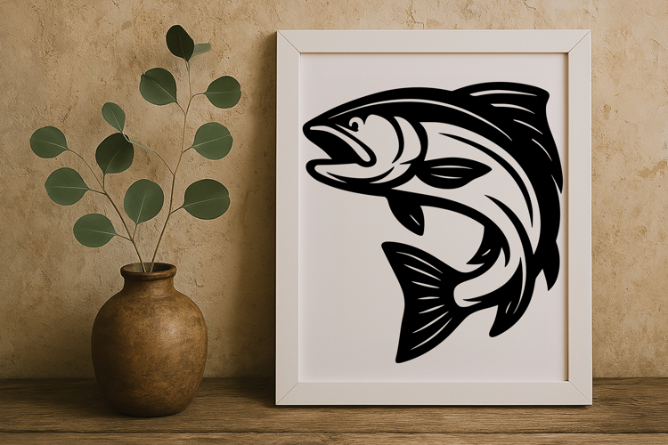 Fishing Dxf Image 11