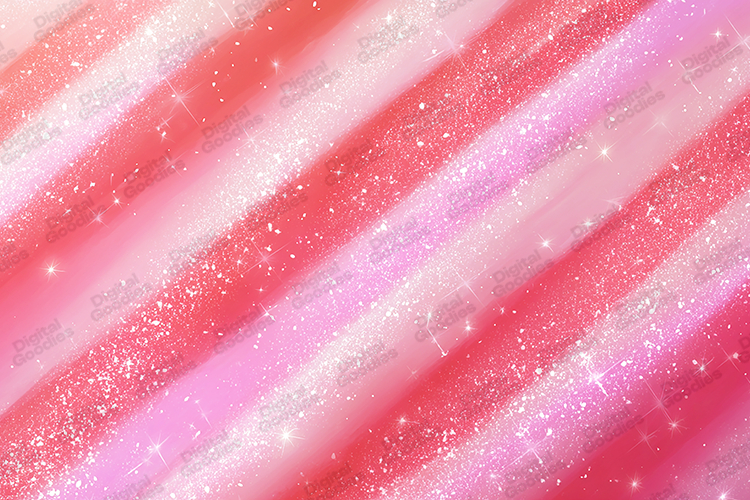 Pink and Red Glitter Stripe Background for Craft Projects