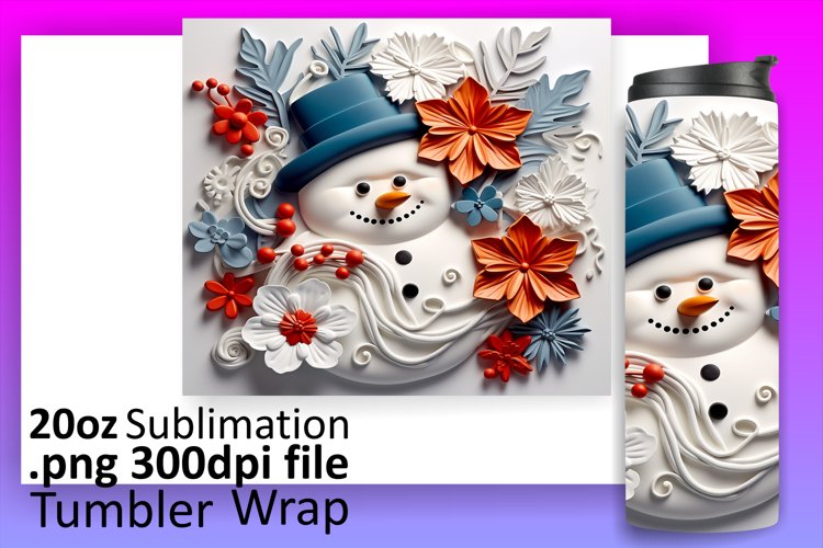 Christmas Tumbler Wrap Image 3