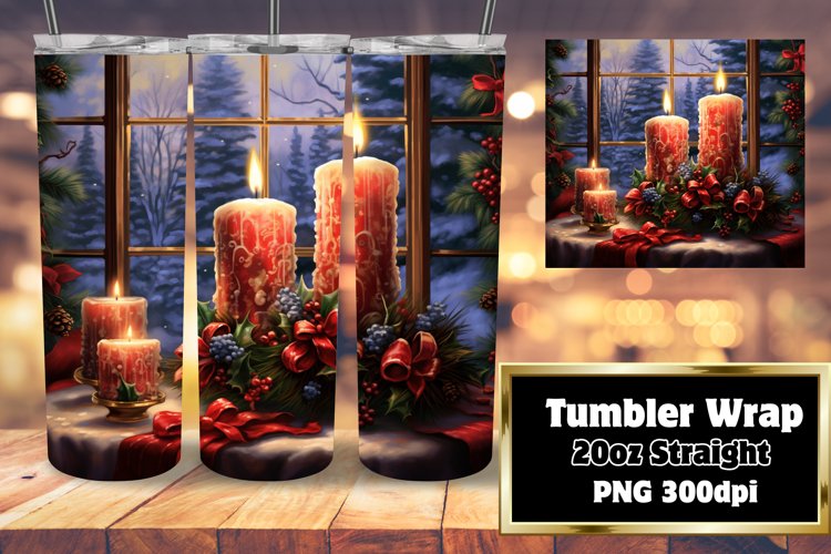 Christmas Tumbler Wrap