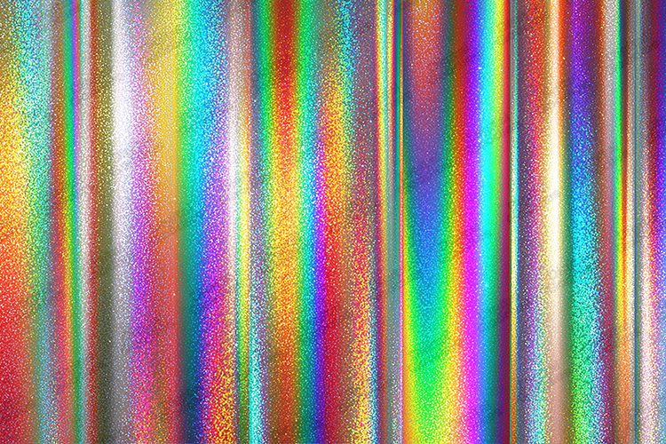 Rainbow Holographic Glitter Background Digital Paper