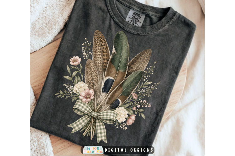 Floral Mallard Duck PNG | Mallard Duck Feathers PNG