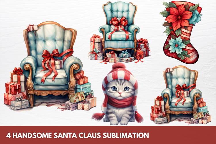 Christmas Watercolor Clipart Image 18