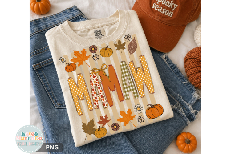 Fall Mamaw PNG | Thankful Mamaw PNG | Pumpkin Mamaw PNG