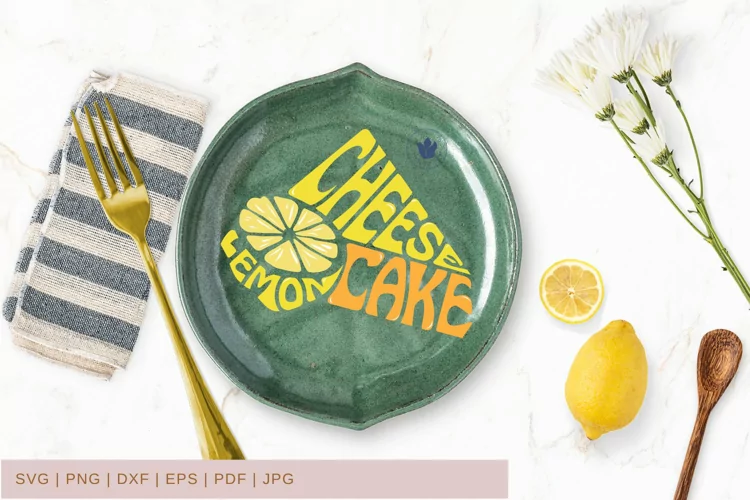 Lemon Cheesecake Cut File