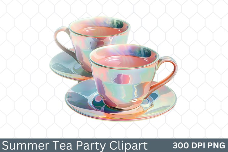 Summer Tea Party Clipart