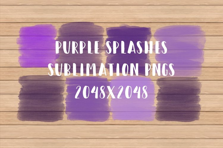 Purple Sublimation Splashes