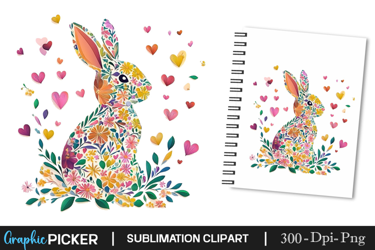 Easter Bunny Silhouette Image 20