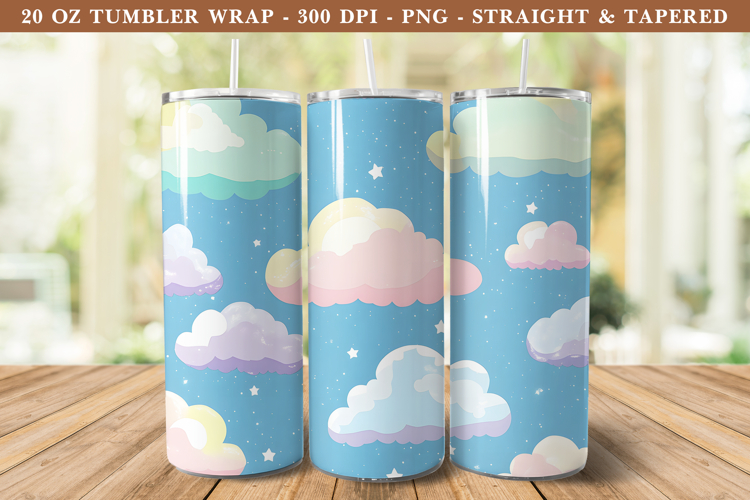 20 Oz Sublimation Tumbler Wrap Image 17