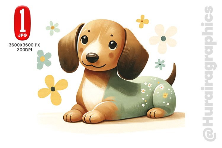 Dachshund Clipart Image 18