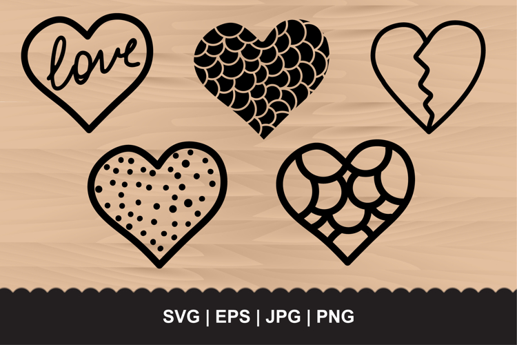 Scalloped Heart Svg Image 12