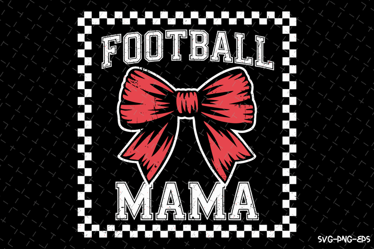 Football Mama SVG Design | Mother's day Svg | Mom Svg example image 1