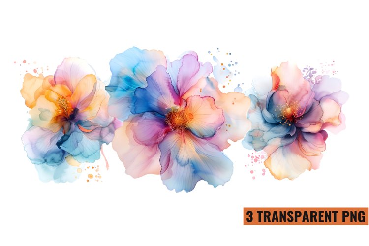 Watercolor Splash Clipart Sublimation , PNG example image 1