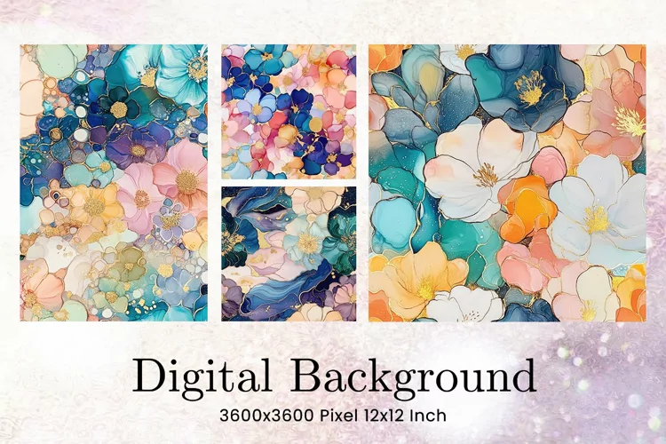 Paint Texture Wall Art Splash Background_3