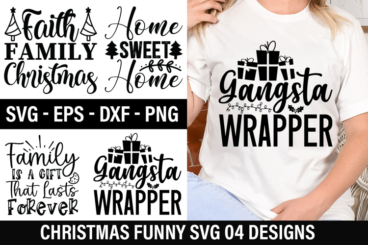 Funny Christmas SVG Design - Family is a Gift That Lasts For