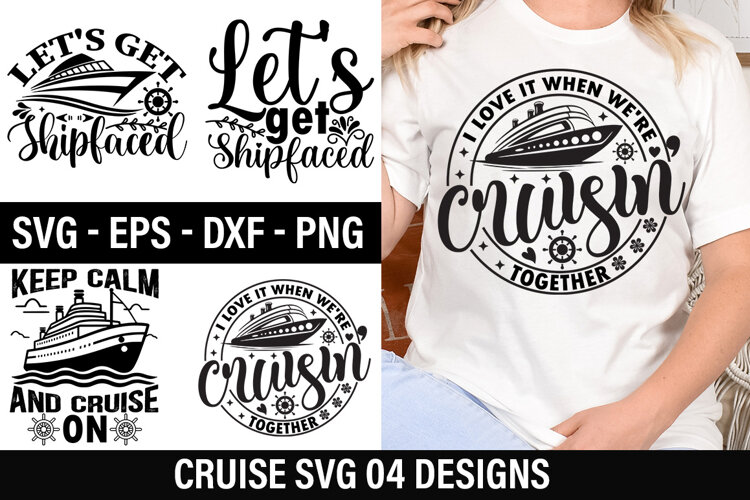 Cruise SVG Design - Let s get shipfaced example image 1