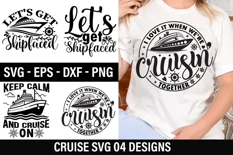 Cruise SVG Design - Let s get shipfaced