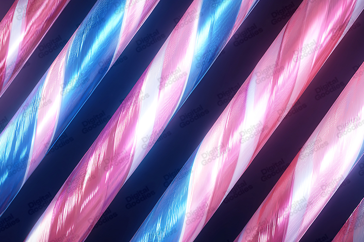 Candy Stripe Neon Background for Holiday Crafts