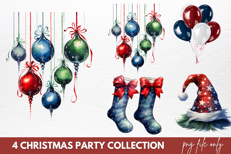 Christmas Watercolor Clipart Image 21