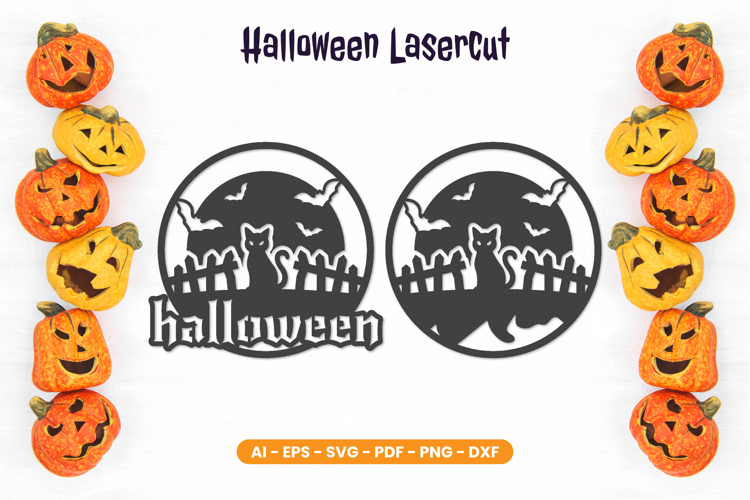 Halloween Lasercut - Halloween Sign