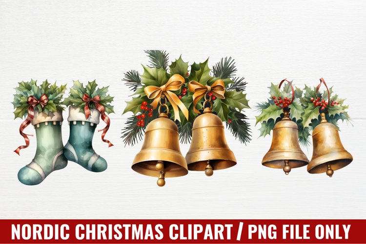 Christmas Watercolor Clipart Image 19