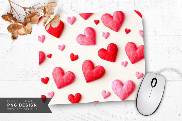 Pink Hearts Clipart Image 9
