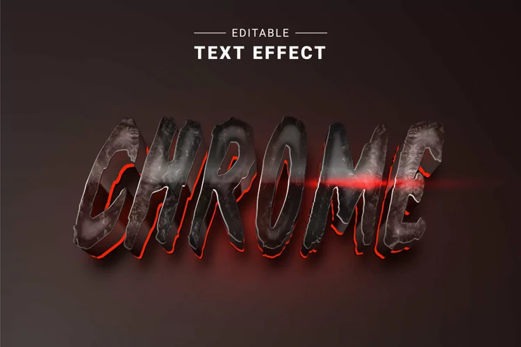 Editable Text Effect for Illustrator. Vector Graphic styles