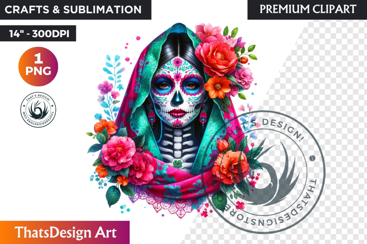 Sugar Skull Clipart Image 9