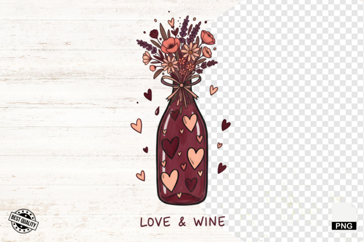 Doodle Summer Wine Clipart
