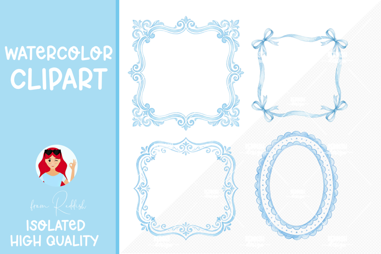 Baby Shower Frames PNG for Nursery and Design