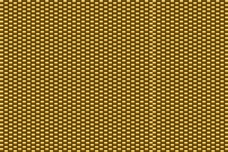 Seamless woven pattern in gold background. Abstract golden