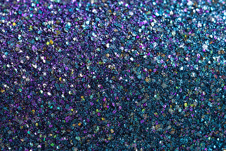 Iridescent Blue Purple Glitter Macro Texture Shimmer Bokeh