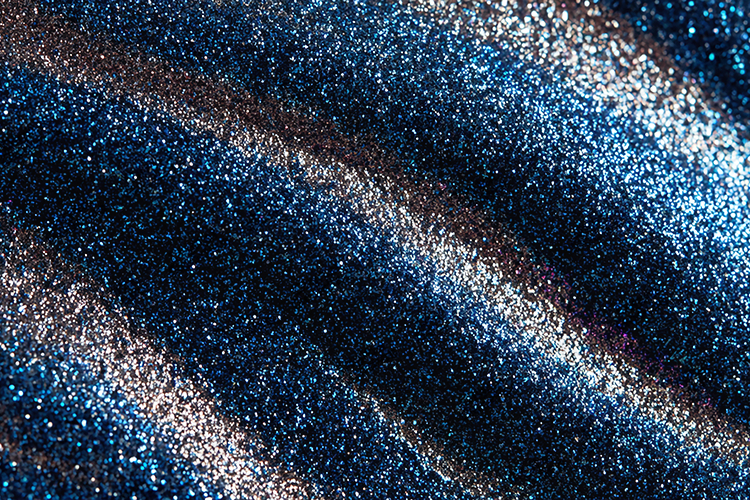 Dark Blue Glitter Macro Texture Diagonal Light Shimmer