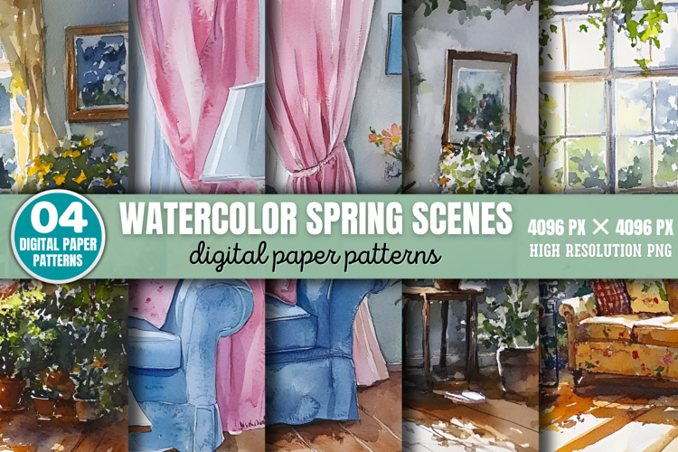 Spring Watercolor Clipart Image 4