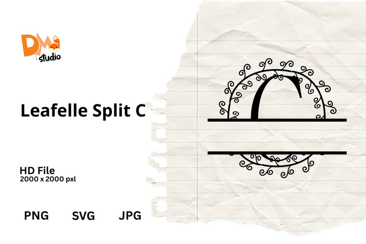 Floral Monogram Letter Svg Image 11