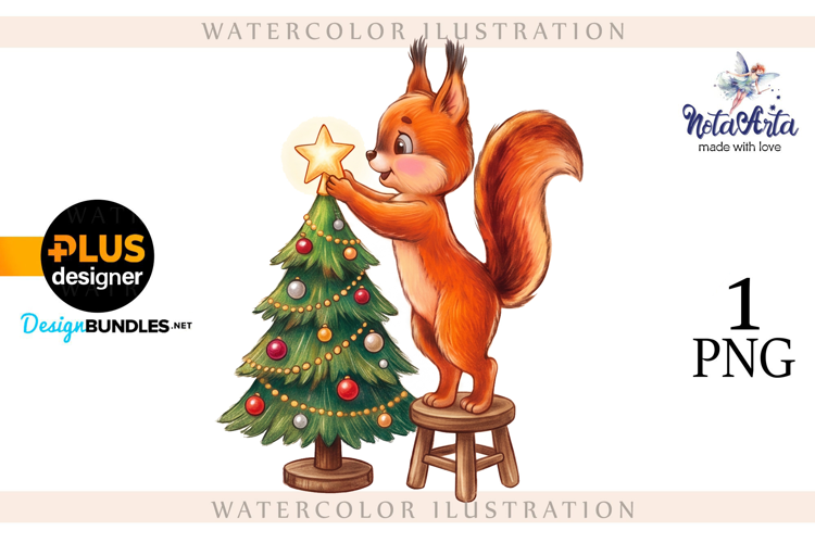 A Festive Christmas Squirrel’s Delight