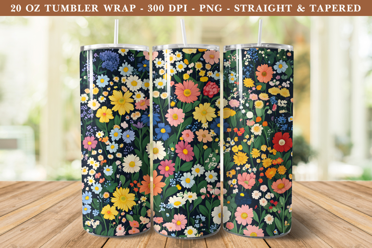 20 Oz Sublimation Tumbler Wrap Image 19