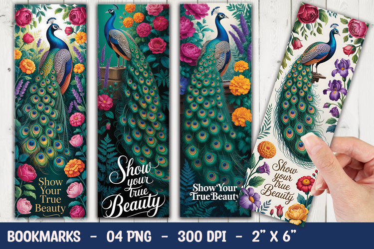 Peacock Bookmark Sublimation