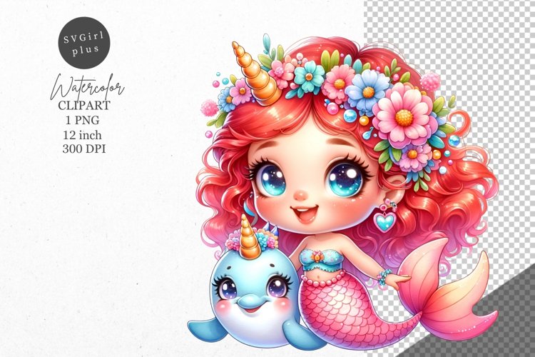 Mermaid Clipart Image 13